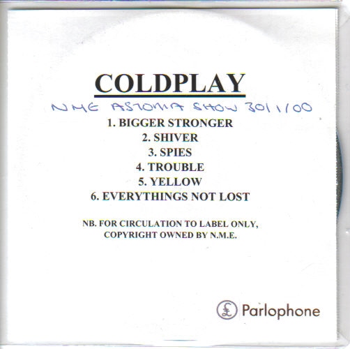 Bigger Stronger (Live CD From Astoria) (UK CD-R Promo)